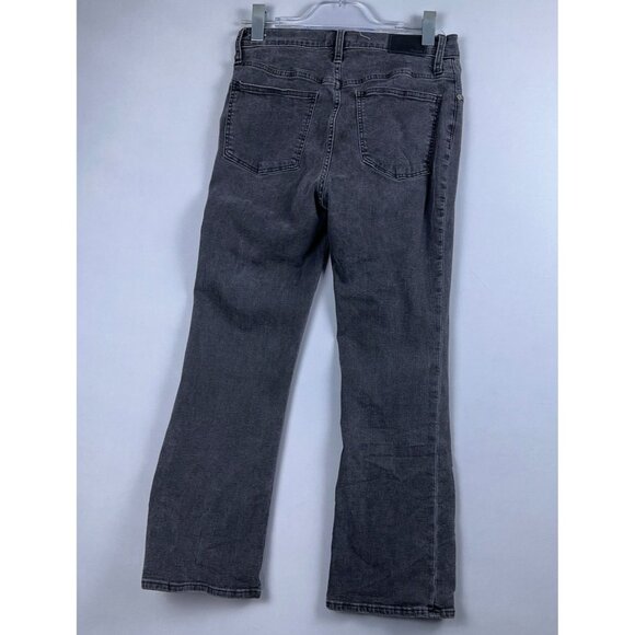 Madewell Cali Demi Bootcut Jeans Womens Size 28 High Rise Button Fly Black - Picture 2 of 13